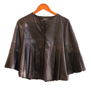 Papaya black dressy swing blazer